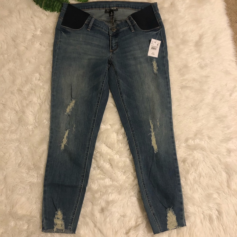 NWT Indigo blue maternity jeans